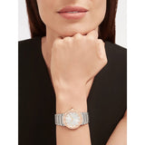 Bvlgari Bvlgari Bvlgari Lady Diamonds Silver Dial Silver Steel Strap Watch for Women - BVLGARI103577