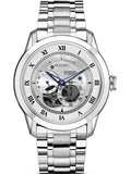 Bulova BVA Series Dual Aperture Silver Dial Silver Steel Strap Watch for Men - 96A118