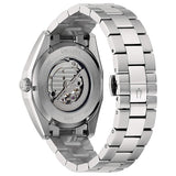 Bulova BVA Dual Aperture Black Dial Silver Steel Strap Watch for Men - 96A119