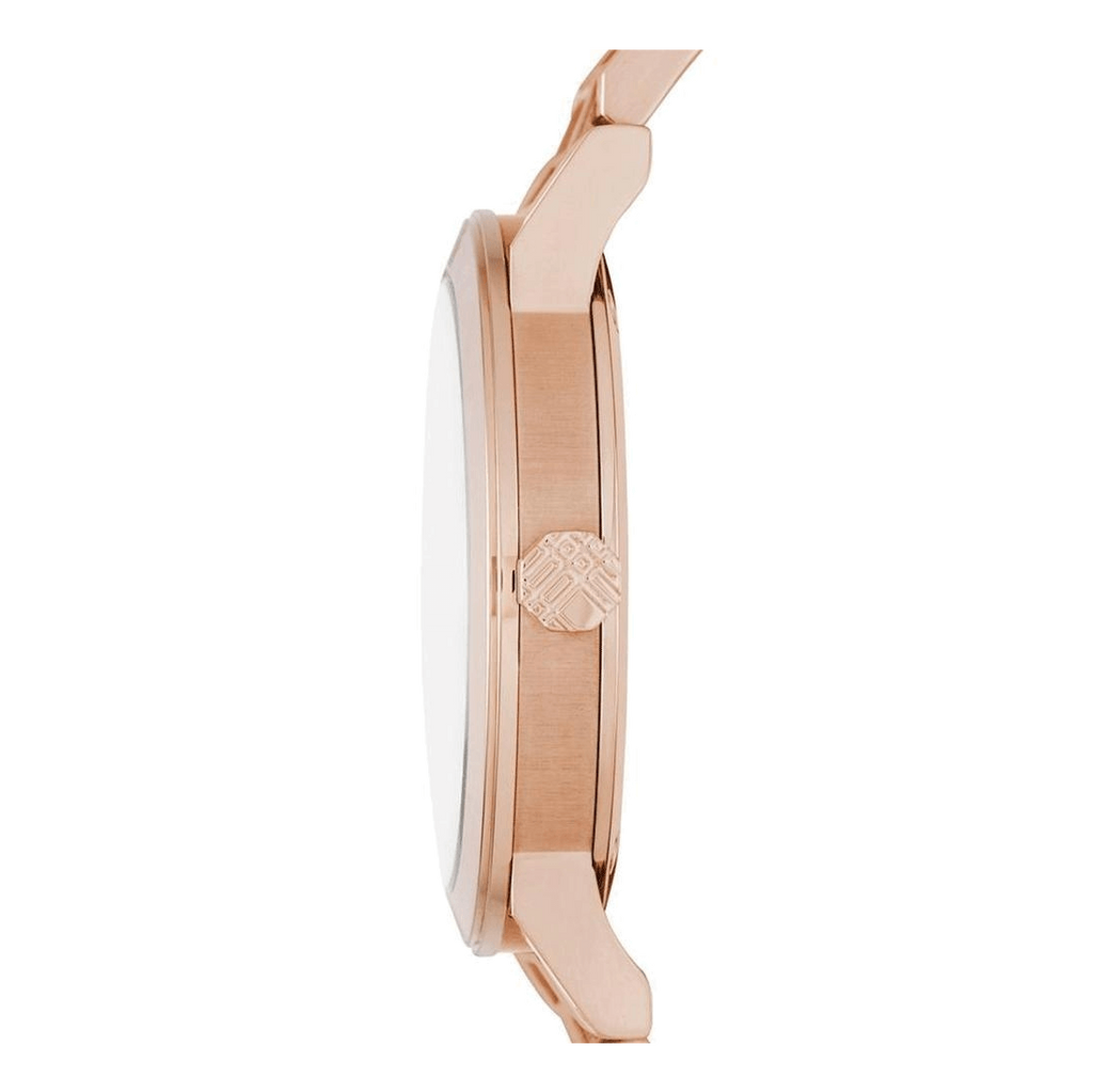 Burberry The City Rose Gold Dial Rose Gold Steel Strap Watch for Women