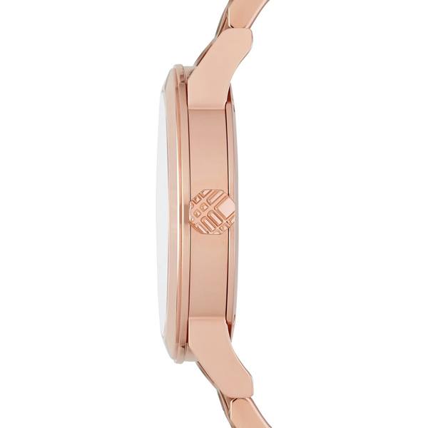 Burberry The City Diamonds Rose Gold Dial Rose Gold Steel Strap