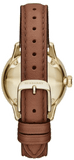 Burberry The Classic Champagne Gold Dial Brown Leather Strap Watch for Women - BU10101