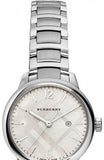 Burberry The Classic Silver Dial Silver Steel Strap Watch for Women - BU10108