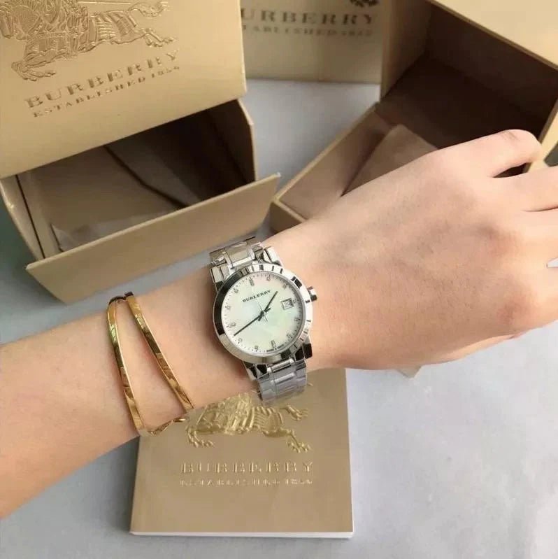 Stainless Steel Burberry Watch For Ladies Burberry Large  display picture 1
