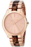 Michael Kors Runway Rose Gold Dial Two Tone Steel Strap Watch for Women - MK4301