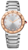 Bvlgari Bvlgari Bvlgari Lady Diamonds Silver Dial Silver Steel Strap Watch for Women - BVLGARI103577