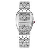 Bvlgari Serpenti Seduttori Diamonds Silver Dial Silver Steel Strap Watch for Women - SERPENTI103361