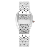 Bvlgari Serpenti Seduttori Quartz White Dial Silver Steel Strap Watch for Women - SERPENTI103141