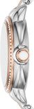 Emporio Armani Mia Three Hand Moonphase Mother of Pearl Dial Two Tone Steel Strap Watch For Women - AR11567