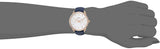 Fossil Jacqueline White Dial Blue Leather Strap Watch for Women - ES4291