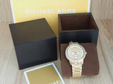 Michael Kors Madelyn Quartz Gold Dial Gold Steel Strap Watch For Women - MK6287