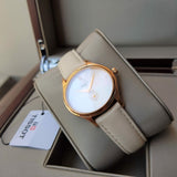 Tissot T Lady Bella Ora Mother of Pearl Dial Cream Leather Strap Watch for Women - T103.310.36.111.00