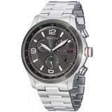 Gucci G Timeless Chronograph Grey Dial Silver Steel Strap Watch For Men -  YA126238