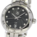 Tag Heuer Link Quartz Diamonds Black Dial Silver Steel Strap Watch for Women - WAT1410.BA0954