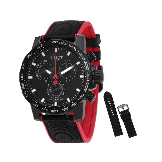 Tissot Supersport Chrono Giro D Italia Black Dial Black Nylon