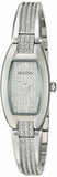 Bulova Crystal Collection Silver Dial Silver Steel Strap Watch for Women - 96L235