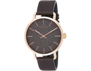 Calvin Klein Even Grey Dial Brown Leather Strap Watch for Women - K7B216G3
