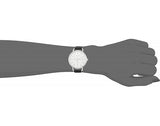 Calvin Klein Evan White Dial Black Leather Strap Watch for Women - K7B231CY