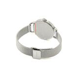 Calvin Klein Even White Dial Silver Mesh Bracelet Watch for Women - K7B23126