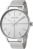 Calvin Klein Even White Dial Silver Mesh Bracelet Watch for Women - K7B23126