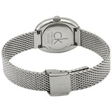 Calvin Klein Incentive Silver Dial Silver Mesh Bracelet Watch for Women - K3P23126