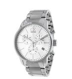 Calvin Klein City White Dial Silver Steel Strap Watch for Men - K2G27146