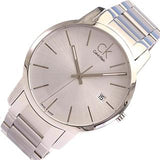 Calvin Klein City Silver Dial Silver Steel Strap Watch for Men - K2G2G146