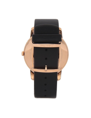 Calvin Klein City Quartz Grey Dial Black Leather Strap Watch for Men - K2G2G6C3