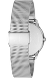 Calvin Klein Minimal Grey Dial Silver Mesh Bracelet Watch for Women - K3M23124