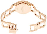 Calvin Klein Class White Dial Rose Gold Steel Strap Watch for Women - K6R23626