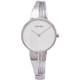 Calvin Klein Drift Silver Dial Silver Steel Strap Watch for Women - K6S2N116