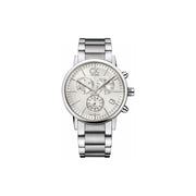 Calvin Klein Post Minimal White Dial Silver Steel Strap Watch for Men - K7627126