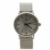 Calvin Klein Surround Silver Dial Silver Mesh Bracelet Watch for Men - K3W21126