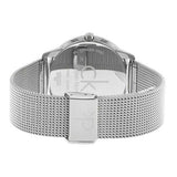 Calvin Klein Minimal SIlver Dial Silver Mesh Bracelet Watch for Women - K3M221Y6