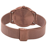 Calvin Klein Minimal Quartz Pink Gold Dial Pink Gold Mesh Bracelet Watch for Men - K3M11TFK