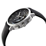 Calvin Klein Posh Black Dial Black Leather Strap Watch for Men - K8Q371C1