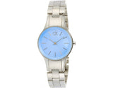 Calvin Klein Simplicity Blue Dial Silver Steel Strap Watch for Women - K432314N