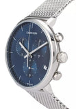 Calvin Klein High Noon Chronograph Blue Dial Silver Mesh Bracelet Watch for Men - K8M2712N