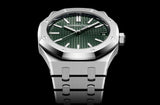 Audemars Piguet Royal Oak 50th Anniversary Green Dial Silver Steel Strap Watch for Men - 15510ST.OO.1320ST.04