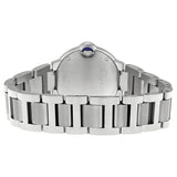 Cartier Ballon Bleu de Cartier Diamonds Silver Dial Silver Steel Strap Watch for Women - WE902073