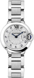 Cartier Ballon Bleu de Cartier Diamonds Silver Dial Silver Steel Strap Watch for Women - WE902073