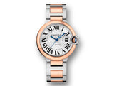 Cartier Ballon Bleu De Cartier Silver Dial Two Tone Steel Strap Watch for Women - W2BB0033