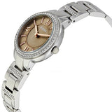 Fossil Virginia Taupe Dial Silver Steel Strap Watch for Women - ES4147