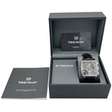 Tag Heuer Monaco Calibre 12 Final Edition Chronograph Grey Dial Black Leather Strap Watch for Men - CAW211J.FC6476