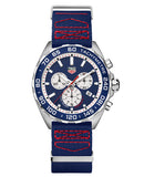 Tag Heuer Formula 1 Redbull Edition Chronograph Blue Dial Blue NATO Strap Watch for Men - CAZ1018.FC8213