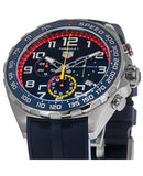 Tag Heuer Formula 1 Red Bull Racing Chronograph Blue Dial Blue Rubber Strap Watch for Men - CAZ101AL.FT8052