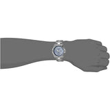 Guess Commander Chronograph Blue Dial Silver Steel Strap Watch for Men - GW0056G2