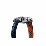 Tag Heuer Monaco Gulf Automatic Chronograph Blue Dial Blue Leather Strap Watch for Men - CBL2115.FC6494