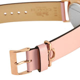 Coach Perry Rose Gold Dial Pink Leather Strap Watch for Women - 14503332-C