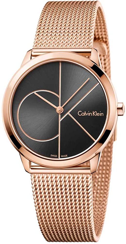 Klein Minimal Ck Watch Gold Calvin Klein Minimal Black Dial Rose
